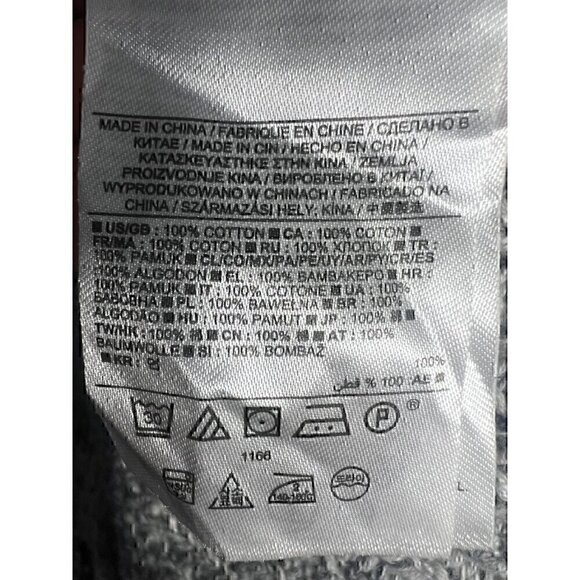 Banana Republic Mens Shawl Collar Cardigan Sweater M Gray Knit Cotton - Picture 4 of 5